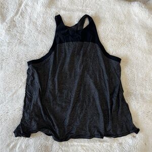 Black and Gray Tank Top